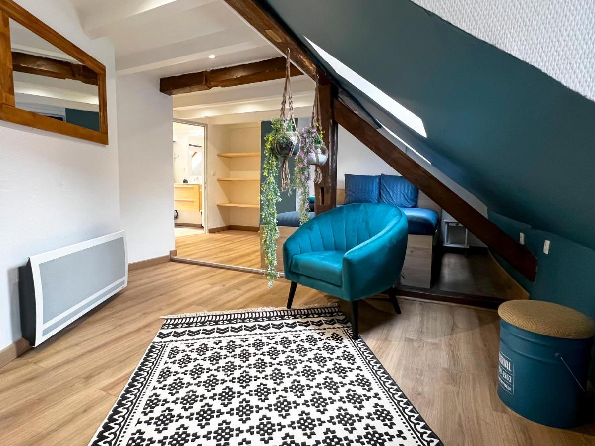 Апартаменты Au Duplex De Jeannala Селеста Экстерьер фото